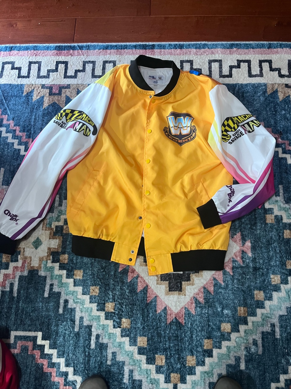 WWE /Chalkline Macho Man Randy Savage Bomber Jacket